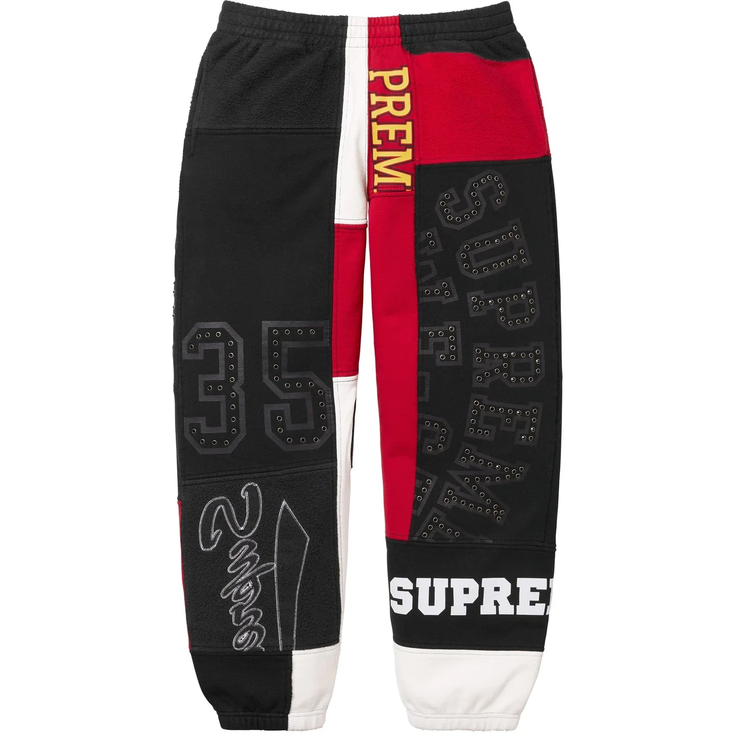 Supreme Patchwork Sweatpant Black